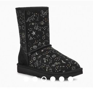 UGG Classic Zodiac Winter Boot Black Women 8